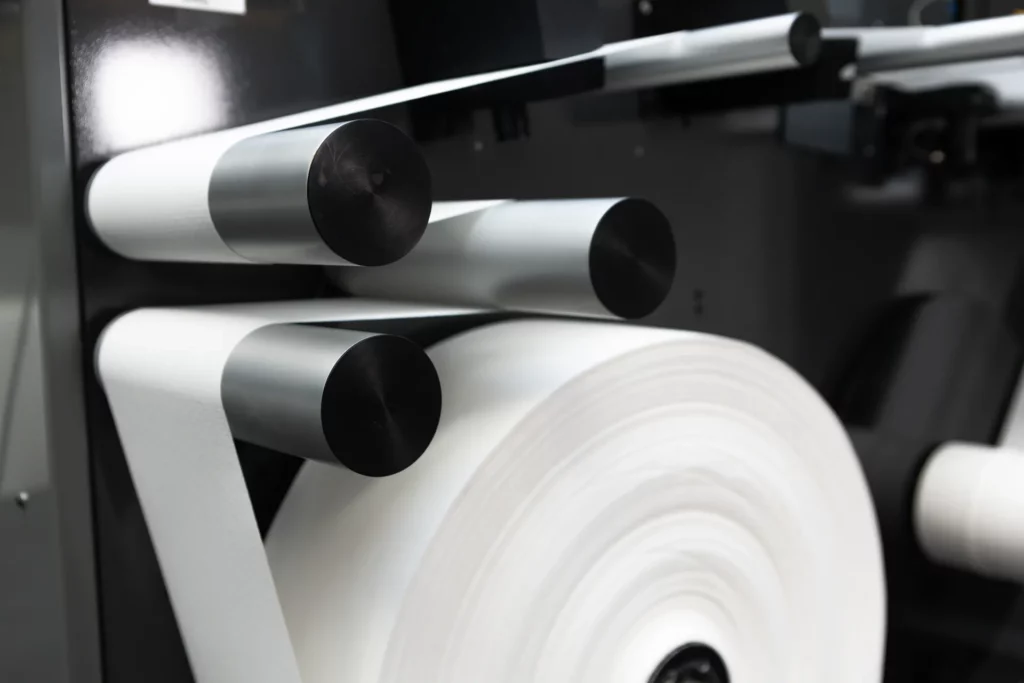 MD sample roll running in a Tapio Analyzer.