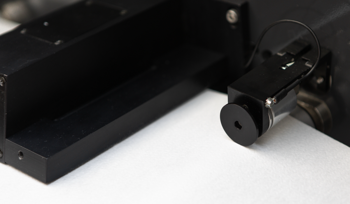 Tapio Porosity Sensor measuring air permeability of paper according to standard methods.