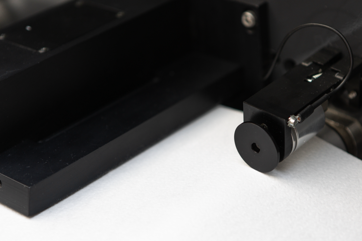 Tapio Porosity Sensor measuring air permeability of paper according to standard methods.