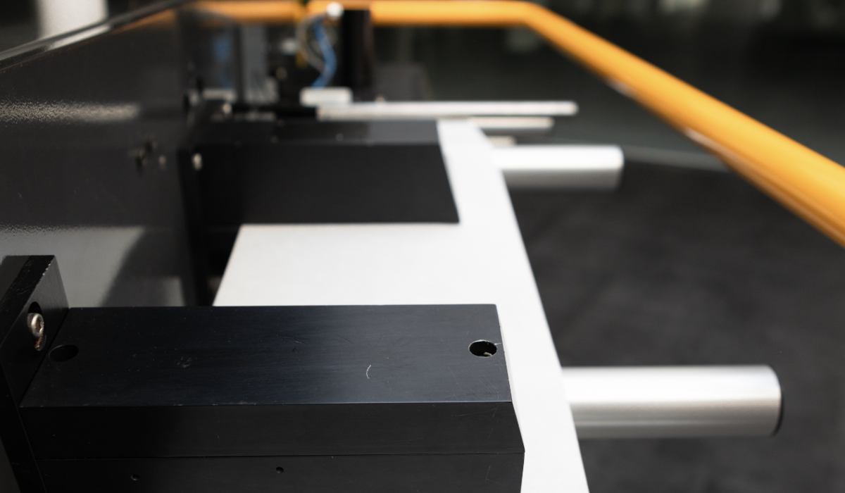 Tapio Remission Sensor measuring brightness variations in paper with a 0.3 mm aperture.